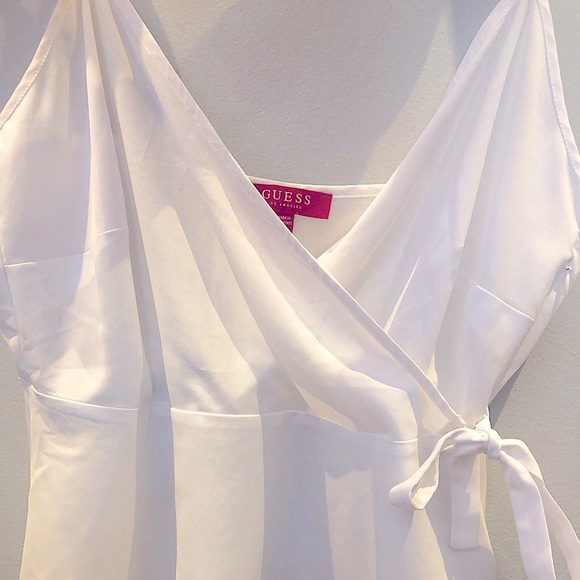 Beautiful white spaghetti strap GUESS shirt - Picture 1 of 5